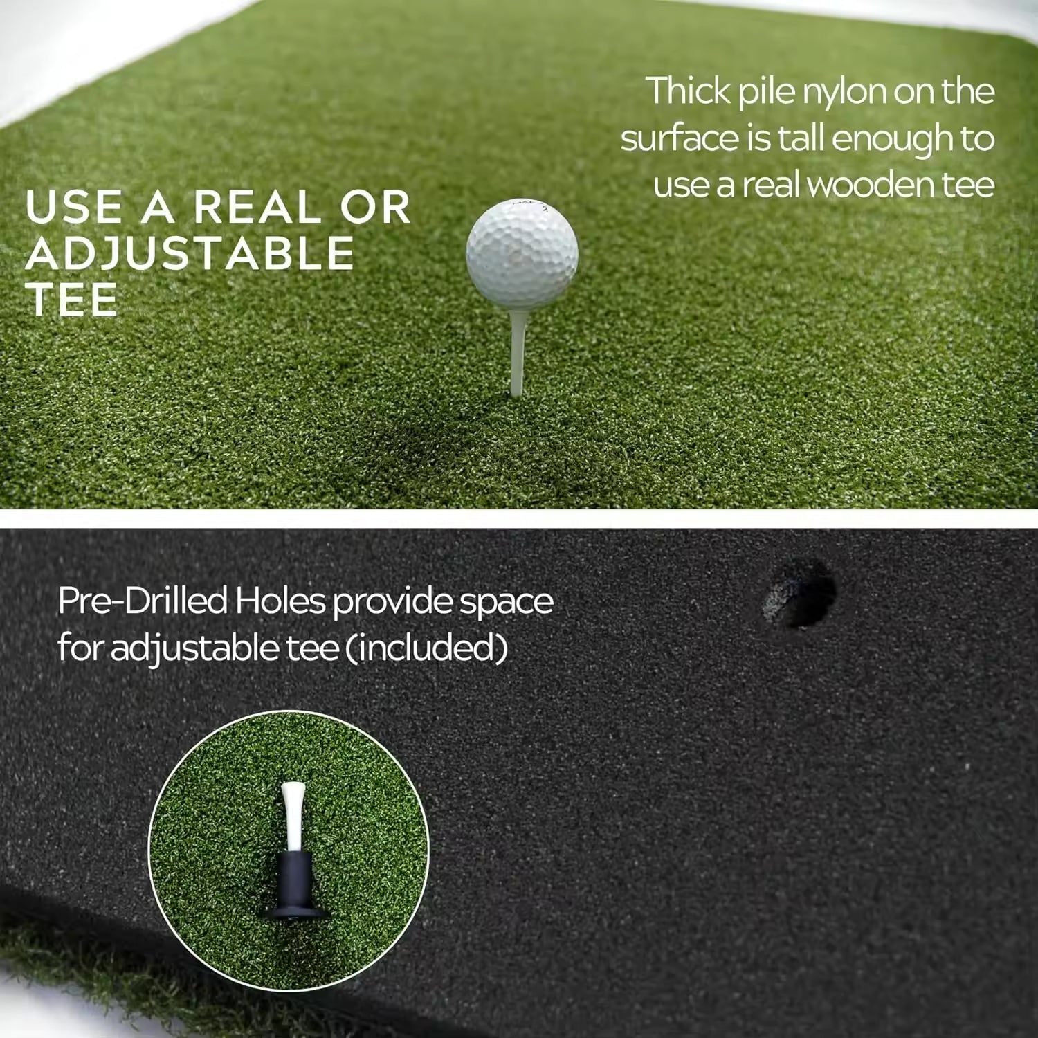 Hitting Mat Range for Golf Putting Green Practice and Training