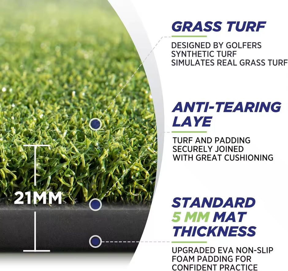 Artificial Hitting Premium Golf Mats Indoor Golf Mat for Backyard Indoor Outdoor