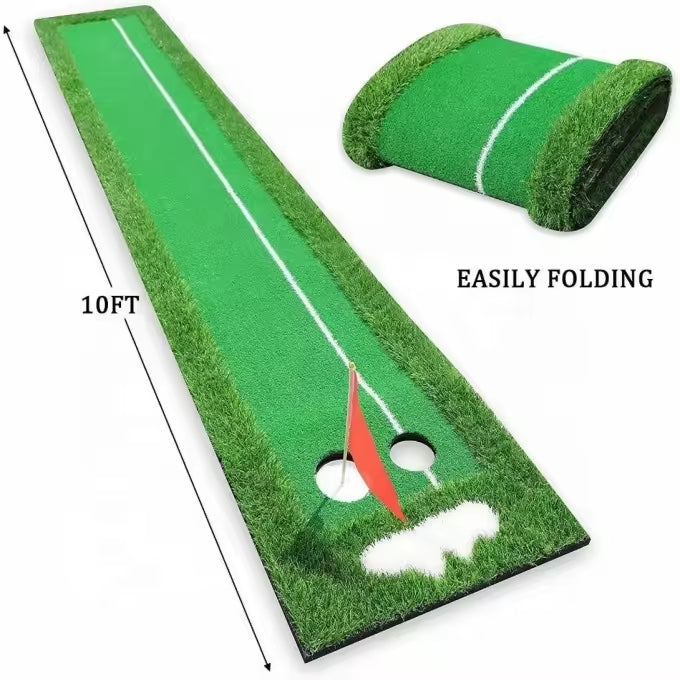 Mini High-Quality Golf Putter Mat – Indoor Use with Eco-Friendly Simulated Turf