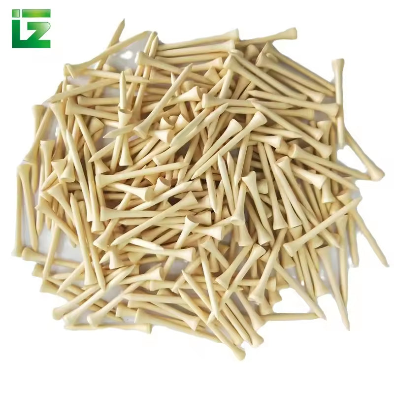 Environmental protection Golf Bamboo Tee, Mini High-quality Golf Tee Custom Logo Natural Bamboo Golf Tee