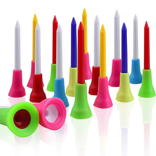 Premium Dual-Layer Rubber Golf Tees - Bestseller Manufacturer Stock (Golf Course Accessories)