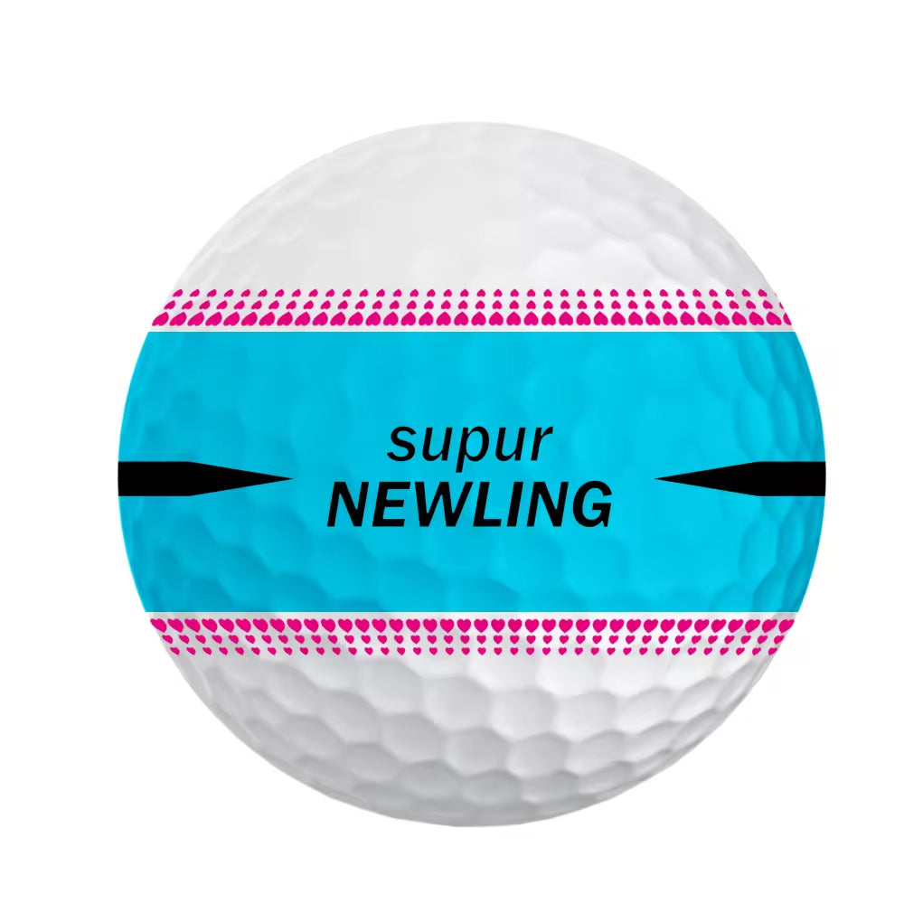 360° Three-Line Alignment 3 Layers Long Distance Surlyn Tournaments Golf Balls for Indoor Outdoor