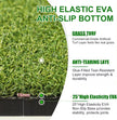 Golf Hitting Mat with Built-in Ball Tray,5x4ft 26mm Thickness Indoor Outdoor Golf Practice Mat,Turf Golf Mat