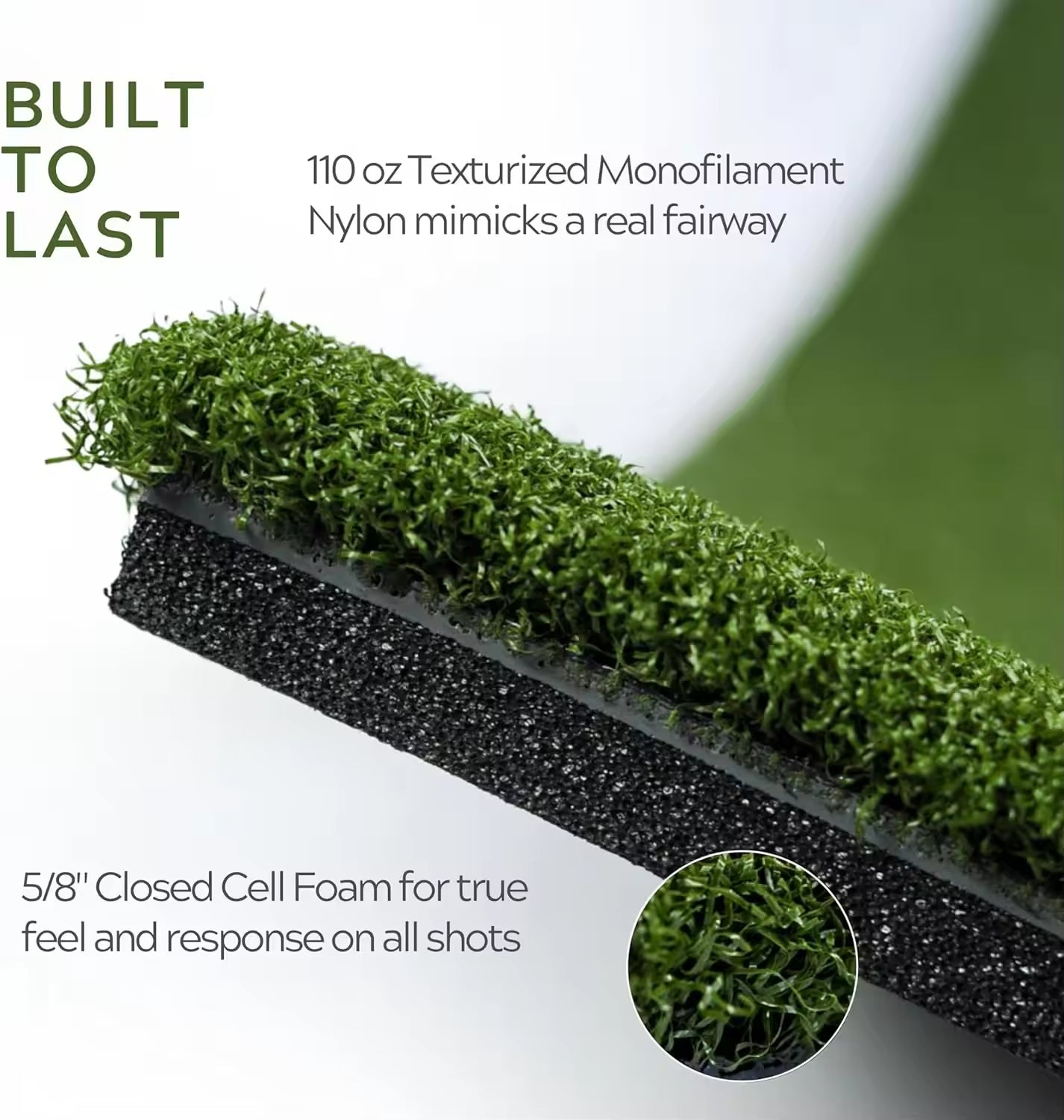 Hitting Mat Range for Golf Putting Green Practice and Training