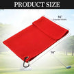Quick-Dry Reusable Microfiber Golf Towel – Soft Touch for Clubs, Sweat-Proof for Golfers