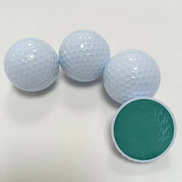 Colorful Top Quality Durable 2 Layers Long Distance Surlyn Practice Golf Balls for Indoor Outdoor Training