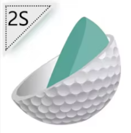 Professional  High Quality 2 Pieces Durable Surlyn Tournament Golf Balls for Outdoor Competition
