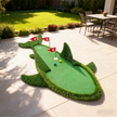 Shark-Shaped Golf Practice Mat – Wear-Resistant & Durable for Indoor Home/Outdoor Training, Customizable Logo and Style