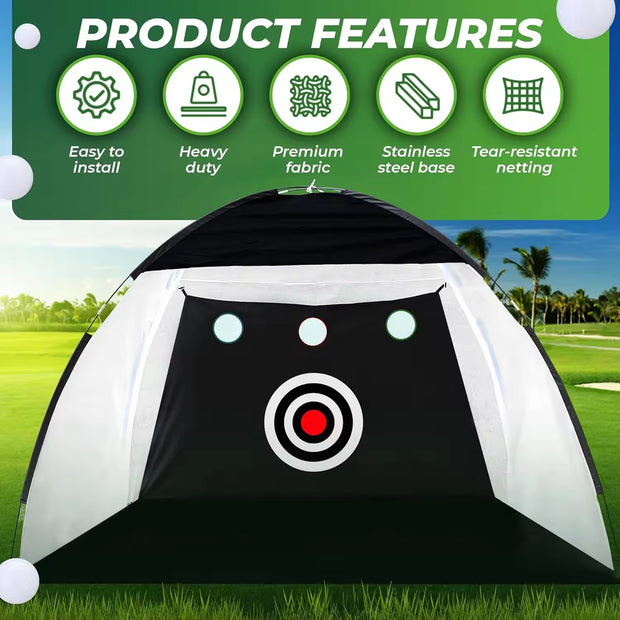 High Quality Portable Training Golf Net Outdoor Practice Golf Hitting Net for Backyard Driving