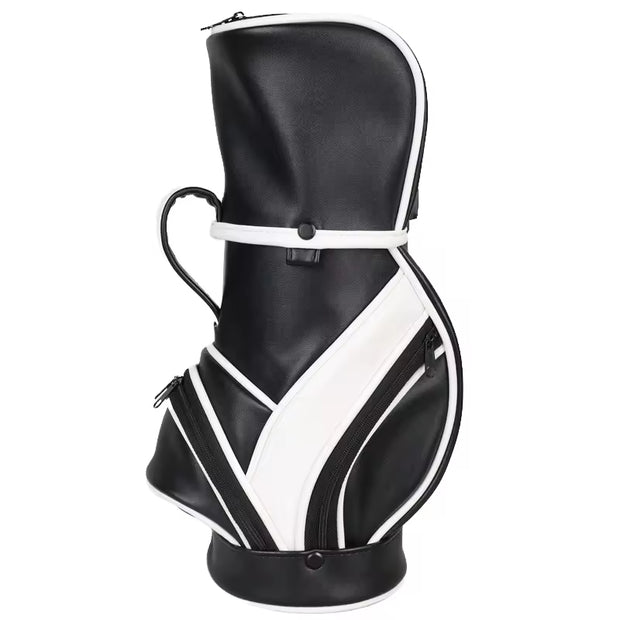 Mini Portable PU Golf Bag - Multifunctional Design with Wine Organizer, Ideal for Storing Golf Accessories