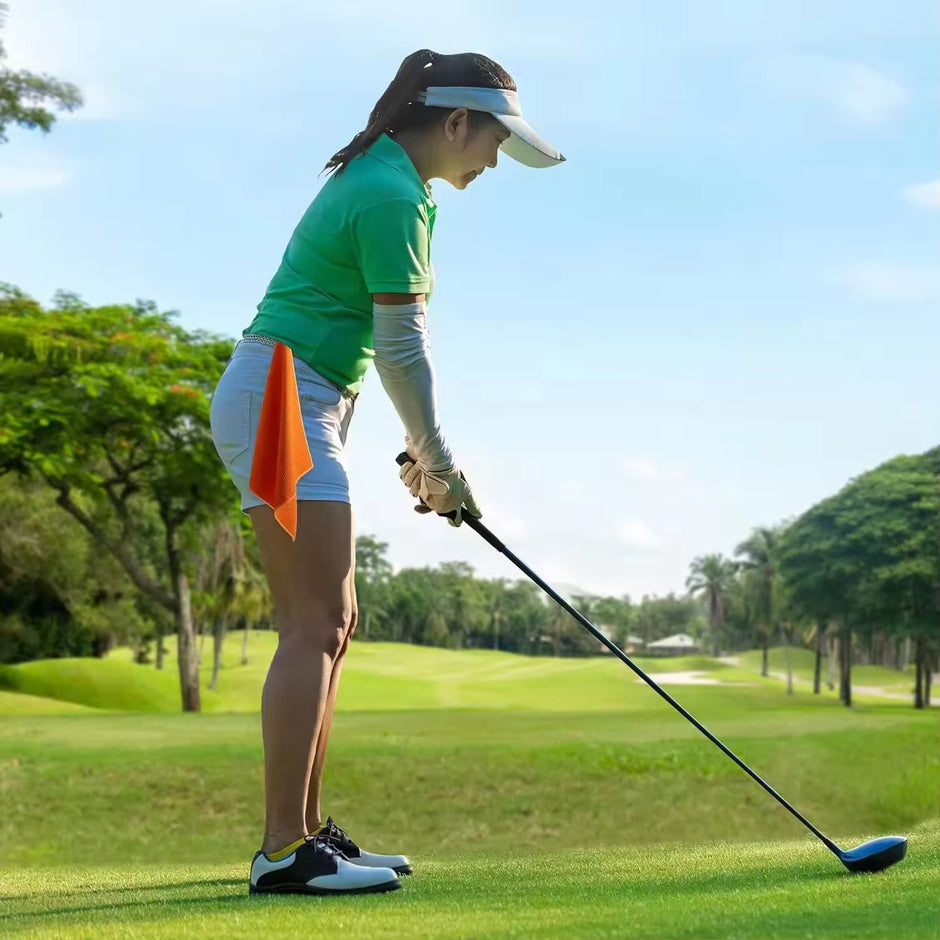 Quick-Dry Reusable Microfiber Golf Towel – Soft Touch for Clubs, Sweat-Proof for Golfers