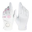 FINGER Women’s Leather Golf Glove (1 Pack) - With Ball Marker, Extra Grip, Left/Right Hand Options (S/M/L)