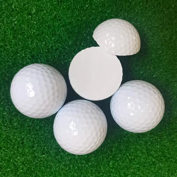 High Quality Durable One Layer Long Distance Rubber Practice Golf Balls for Indoor Outdoor Golf Training