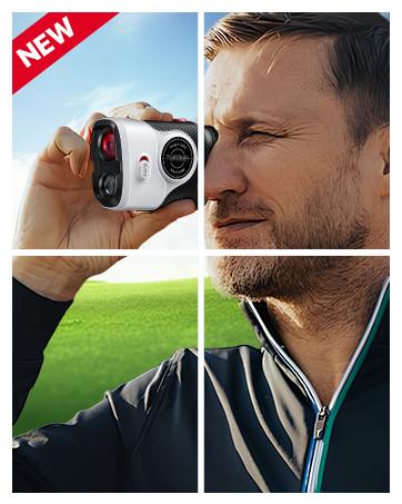 Golf Laser Rangefinder with Slope -7X Magnification, Magnet Stripe, 85% Transmission Lens for Golfing/Hunting