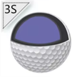 Professional High Quality 3 Pieces Durable Surlyn Tournament Golf Balls for Outdoor Competition
