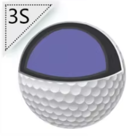 Professional High Quality 3 Pieces Durable Surlyn Tournament Golf Balls for Outdoor Competition