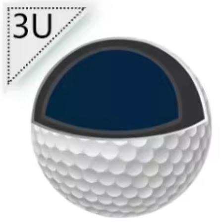 Top Quality 3 Pieces Long Distance Urethane Tournament Golf Balls for Outdoor Competition