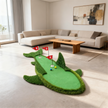 Shark-Shaped Golf Practice Mat – Wear-Resistant & Durable for Indoor Home/Outdoor Training, Customizable Logo and Style
