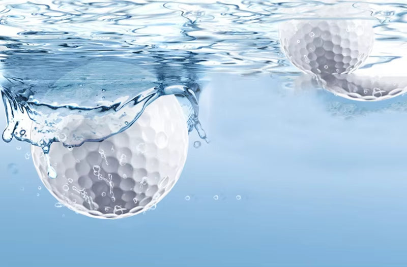 High Quality 2 Layers Lightweight Floating Urethane Practice Golf Balls for Indoor Outdoor Training Aids