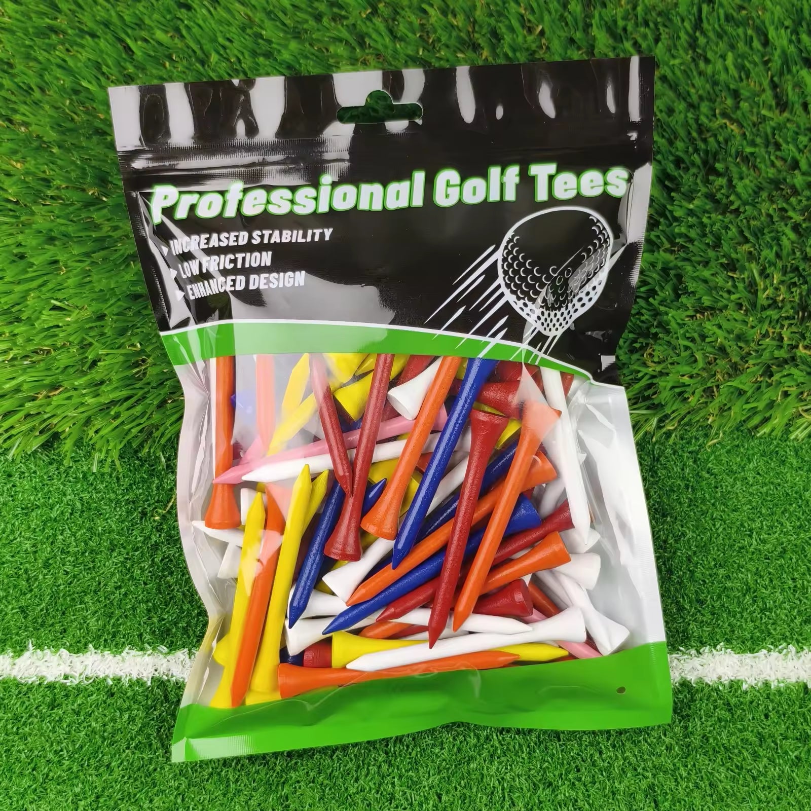 Wood Golf Tees High Quality 42mm 54mm 70mm 83mm Golf Tees(Blue)