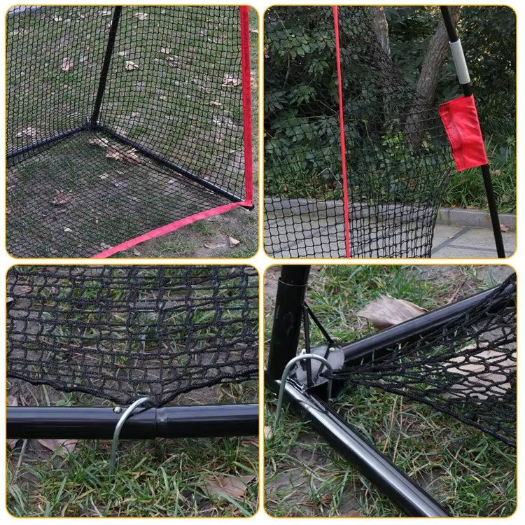 Premium Golf Practice Hitting Net – Large Size for Indoor/Outdoor, Includes Golf Cut Rod
