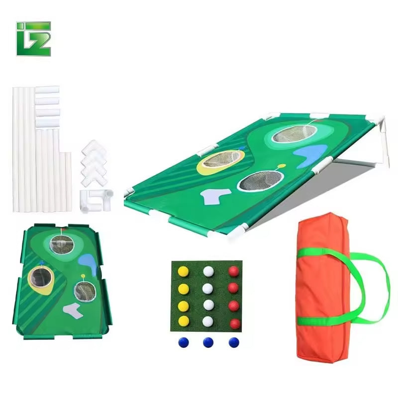 2-in-1 Outdoor Golf Training Aid Combo – Chippo Target Boards, Chipping Mats & Practice Balls