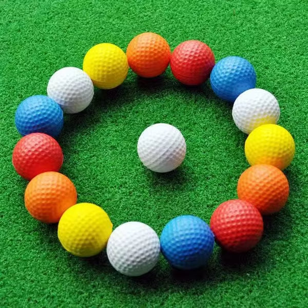 Colorful Crystal High-Quality 3 Pieces Long Distance Surlyn Tournament Golf Balls for Indoor Outdoor Competition