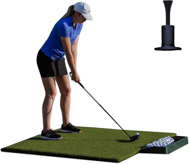 Hitting Mat Range for Golf Putting Green Practice and Training