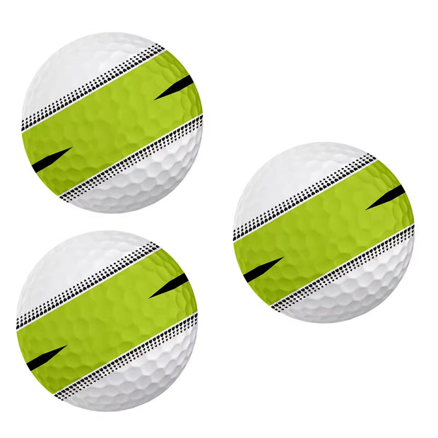 360° Three-Line Alignment 3 Layers Long Distance Surlyn Tournaments Golf Balls for Indoor Outdoor