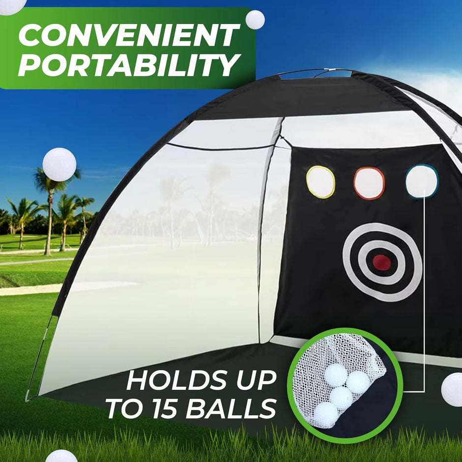 High Quality Portable Training Golf Net Outdoor Practice Golf Hitting Net for Backyard Driving