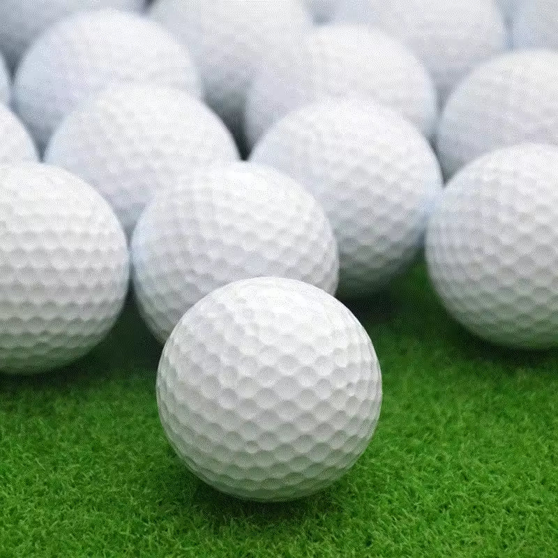 Colorful Top Quality Durable 2 Pieces Long Distance Urethane Practice Golf Balls for Indoor Outdoor Training