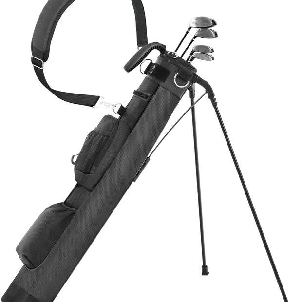 Lightweight Golf Stand Bag - Portable with Insulated Cooler Pocket, Ideal for Driving Range