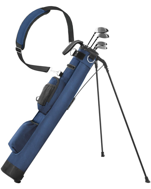 Lightweight Golf Stand Bag - Portable with Insulated Cooler Pocket, Ideal for Driving Range