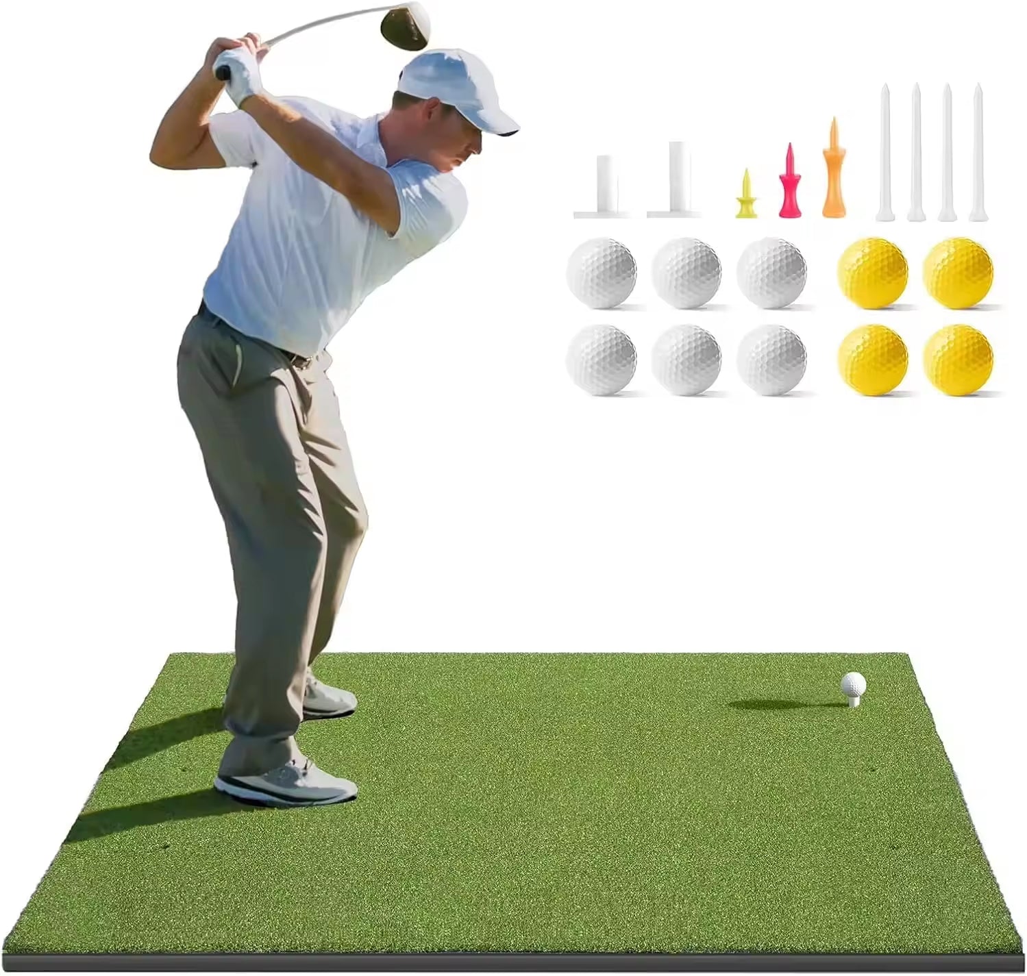 Artificial Hitting Premium Golf Mats Indoor Golf Mat for Backyard Indoor Outdoor