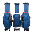 Durable Nylon Expandable Golf Travel Bag - Portable with Wheels & Multi-Functional Waterproof Design