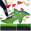 Creative Shark-Shaped Golf Practice Mat – Durable Wear-Resistant for Indoor/Outdoor Swing Drills