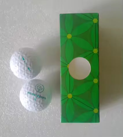 High Quality Professional 2 Pieces White Blank Durable Urethane Tournament Golf Balls for Outdoor Tour