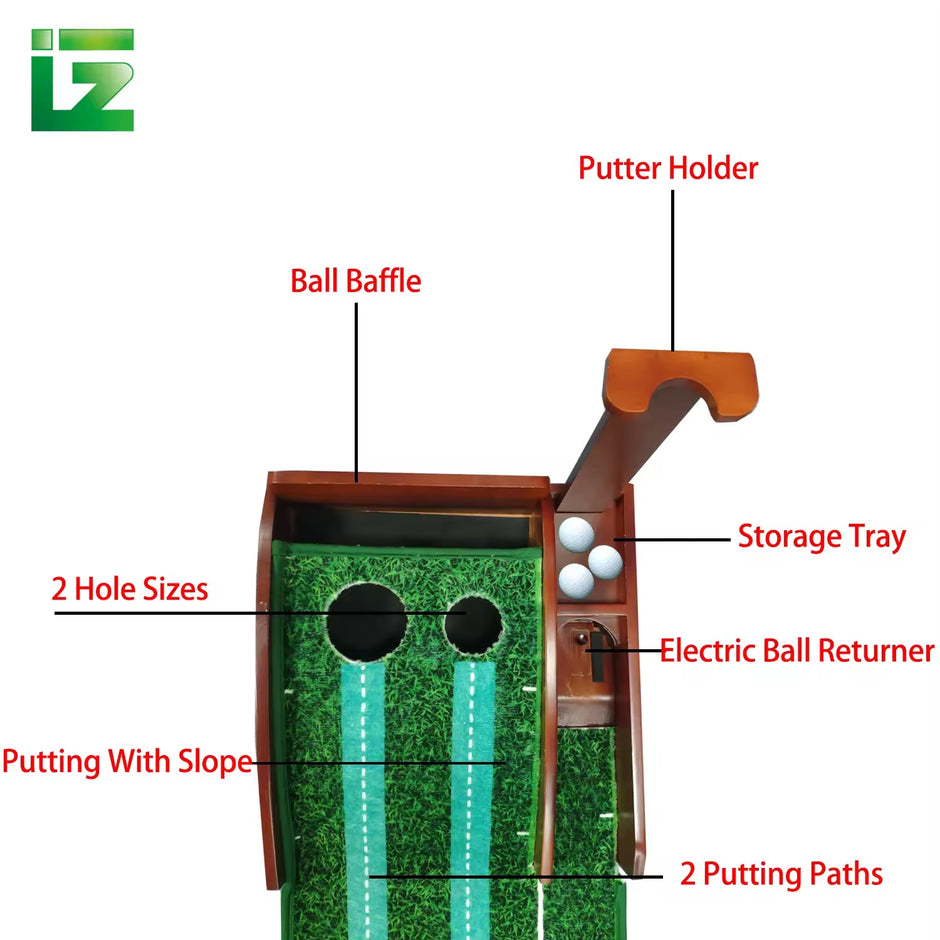 Best-Selling Mini Golf Putting Green – Automatic Ball Return for Indoor Training