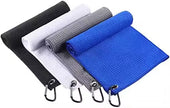 Quick-Dry Reusable Microfiber Golf Towel – Soft Touch for Clubs, Sweat-Proof for Golfers