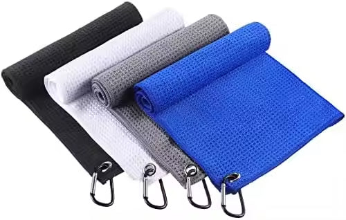 Quick-Dry Reusable Microfiber Golf Towel – Soft Touch for Clubs, Sweat-Proof for Golfers