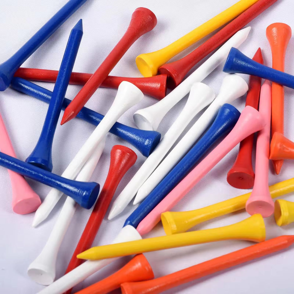 Wood Golf Tees High Quality 42mm 54mm 70mm 83mm Golf Tees(Blue)