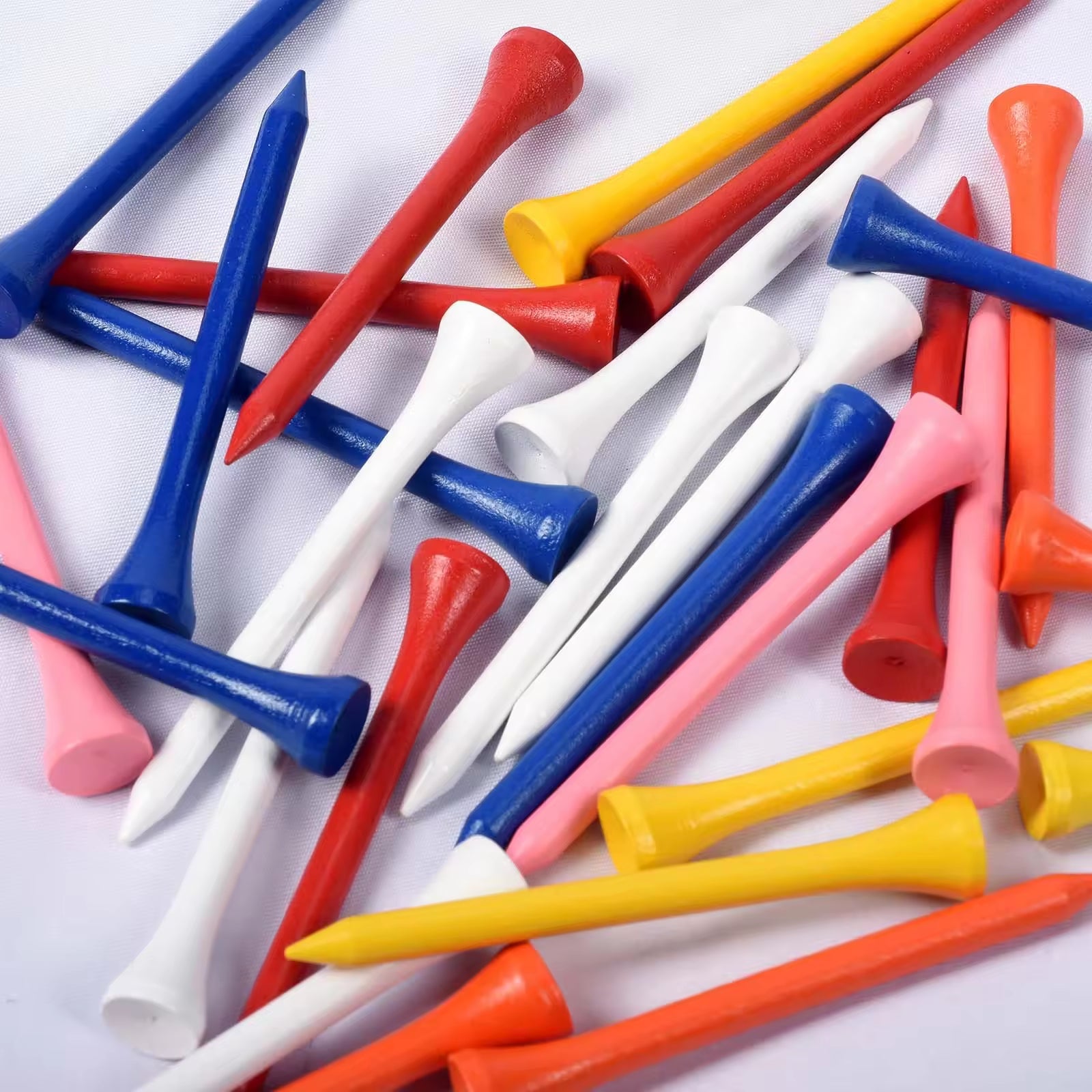 Wood Golf Tees High Quality 42mm 54mm 70mm 83mm Golf Tees(Blue)