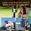 Golf Laser Rangefinder with Slope -7X Magnification, Magnet Stripe, 85% Transmission Lens for Golfing/Hunting
