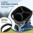 Lightweight Golf Stand Bag - 4-Way Dividers for Organized Clubs + 4 Pockets for Extra Storage