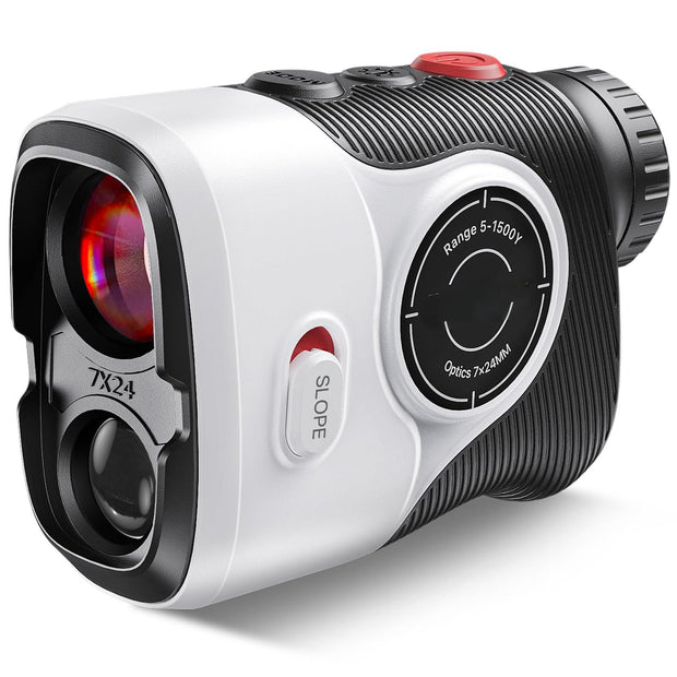 Golf Laser Rangefinder with Slope -7X Magnification, Magnet Stripe, 85% Transmission Lens for Golfing/Hunting