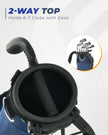 Lightweight Golf Stand Bag - Portable with Insulated Cooler Pocket, Ideal for Driving Range