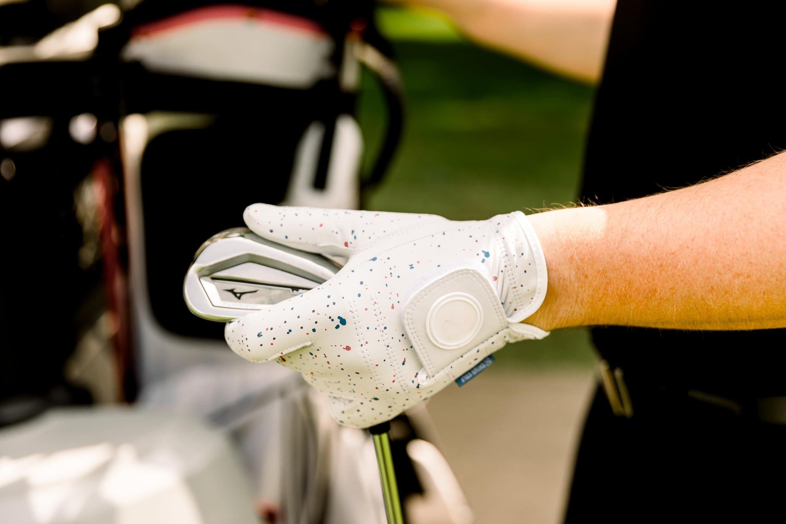 Premium Men’s Golf Glove - 100% AAA Cabretta Leather, Cool Design, Serious Feel & Performance (Left/Right Hand)
