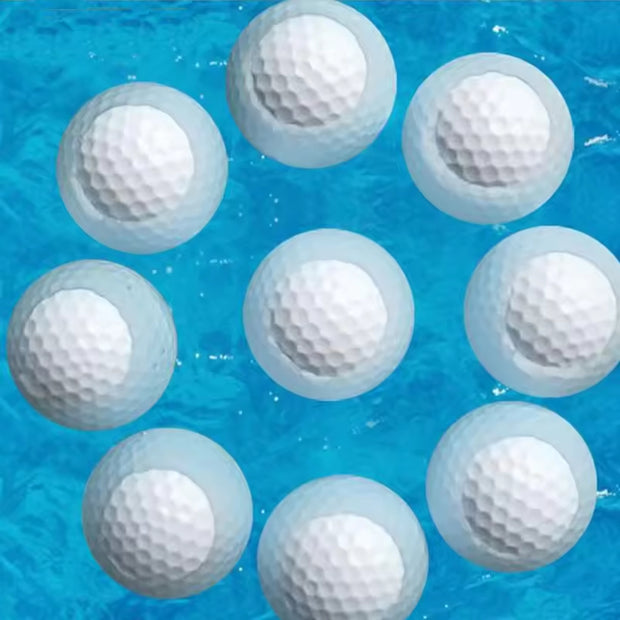 High Quality 2 Layers Lightweight Floating Surlyn Practice Golf Balls for Indoor Outdoor Training Aids