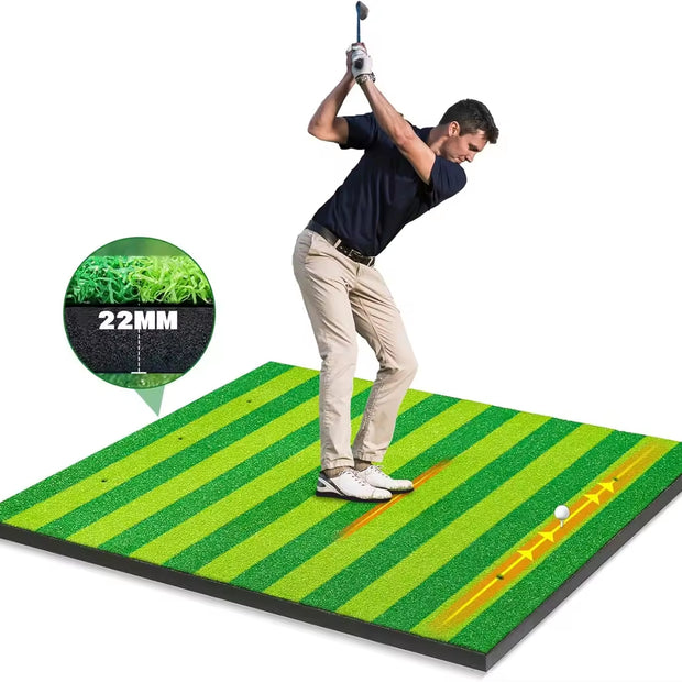 High Quality Professional Thickening Golf Hitting Mat for Indoor Outdoor,Tri-Turf Practice Mat,Golf Training Aids Mat