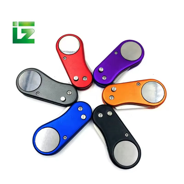 Fashionable Stainless Steel Golf Divot Tool – Premium Metal Green Repair Fork for Golf Course
